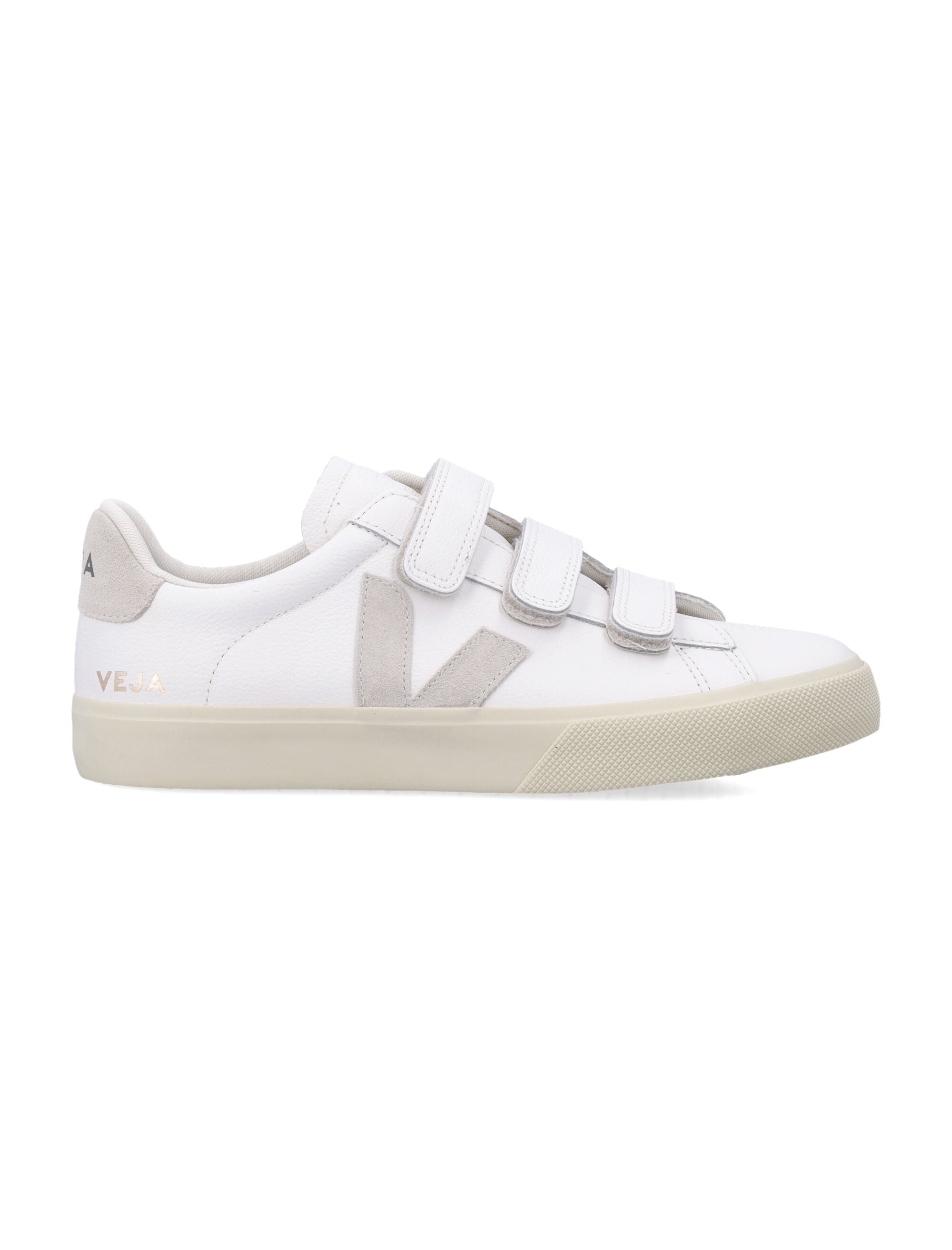 Recife Leather White And Natural Sneakers