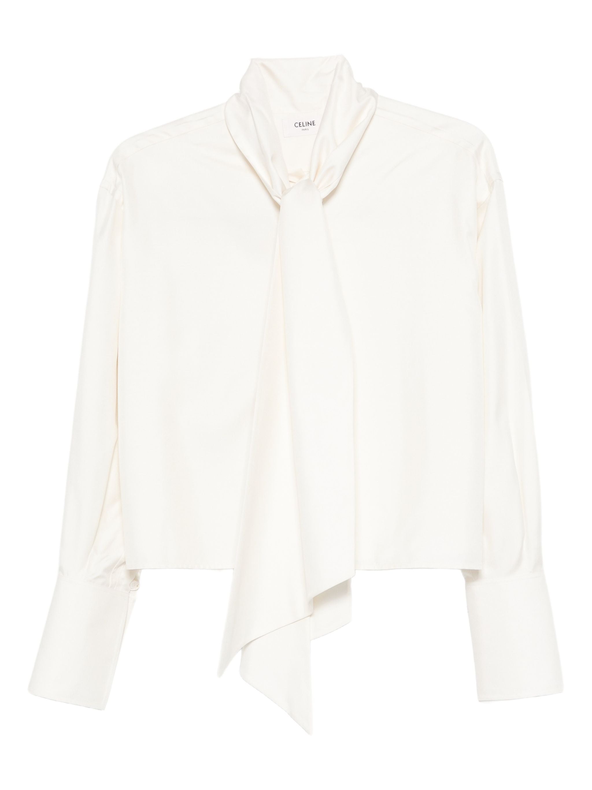 Cropped Lavalliere Shirt