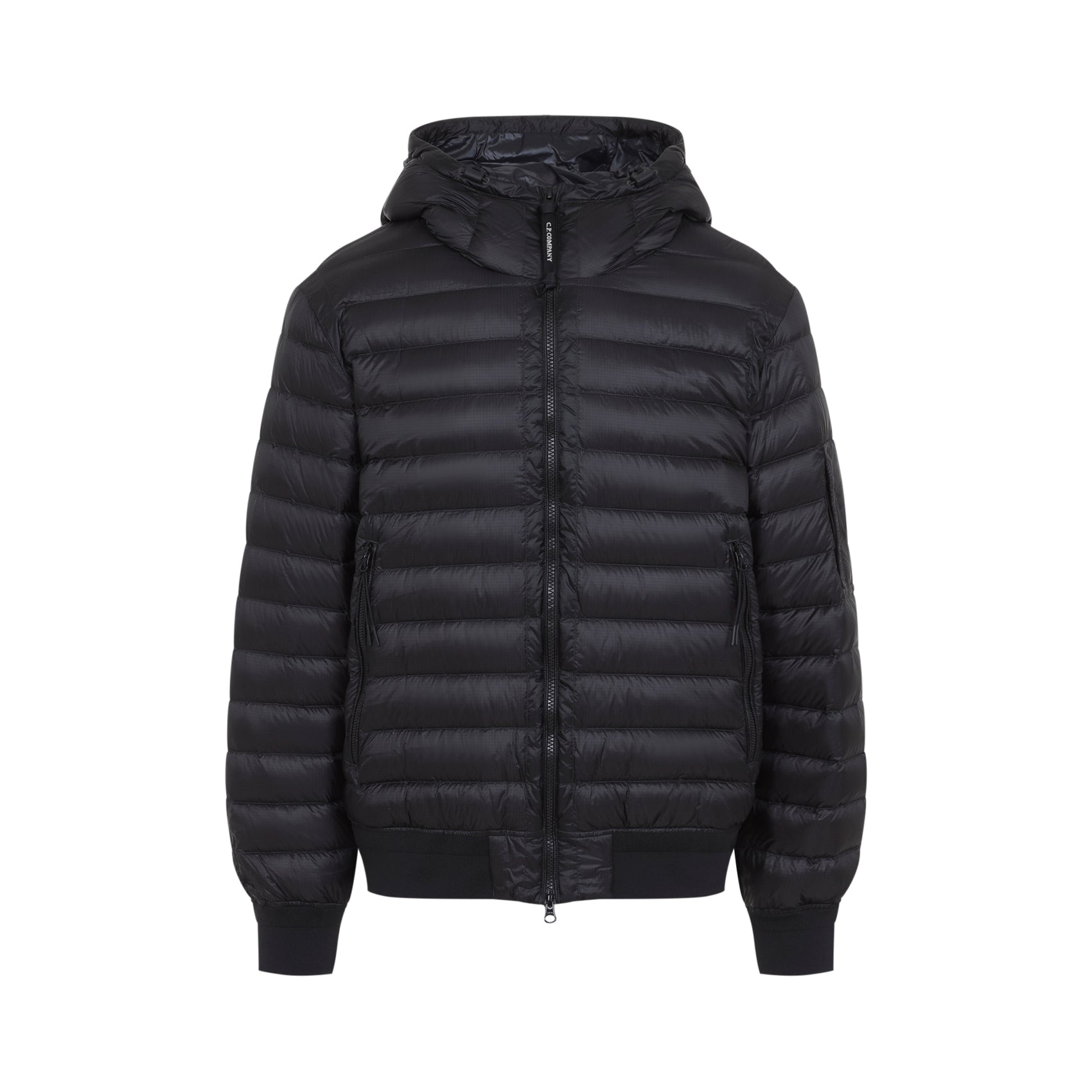 C.p.company Logo Down Jacket