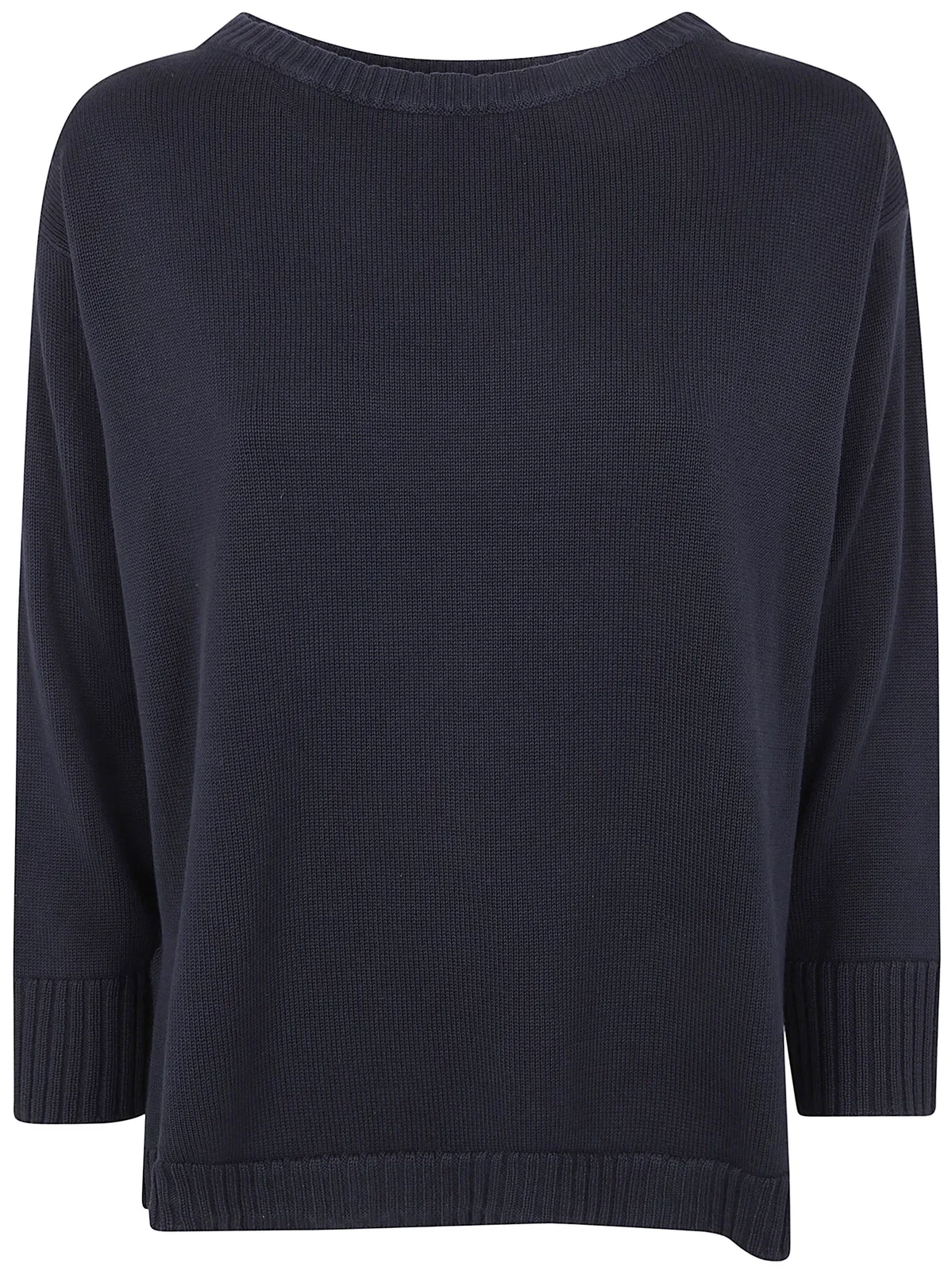 Long Sleeved Boat Neckline Sweater