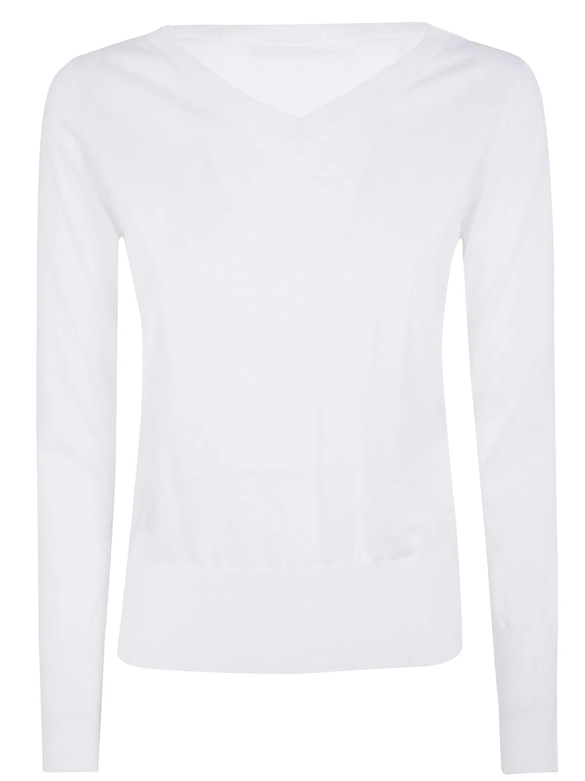 Long Sleeved V Neck Sweater