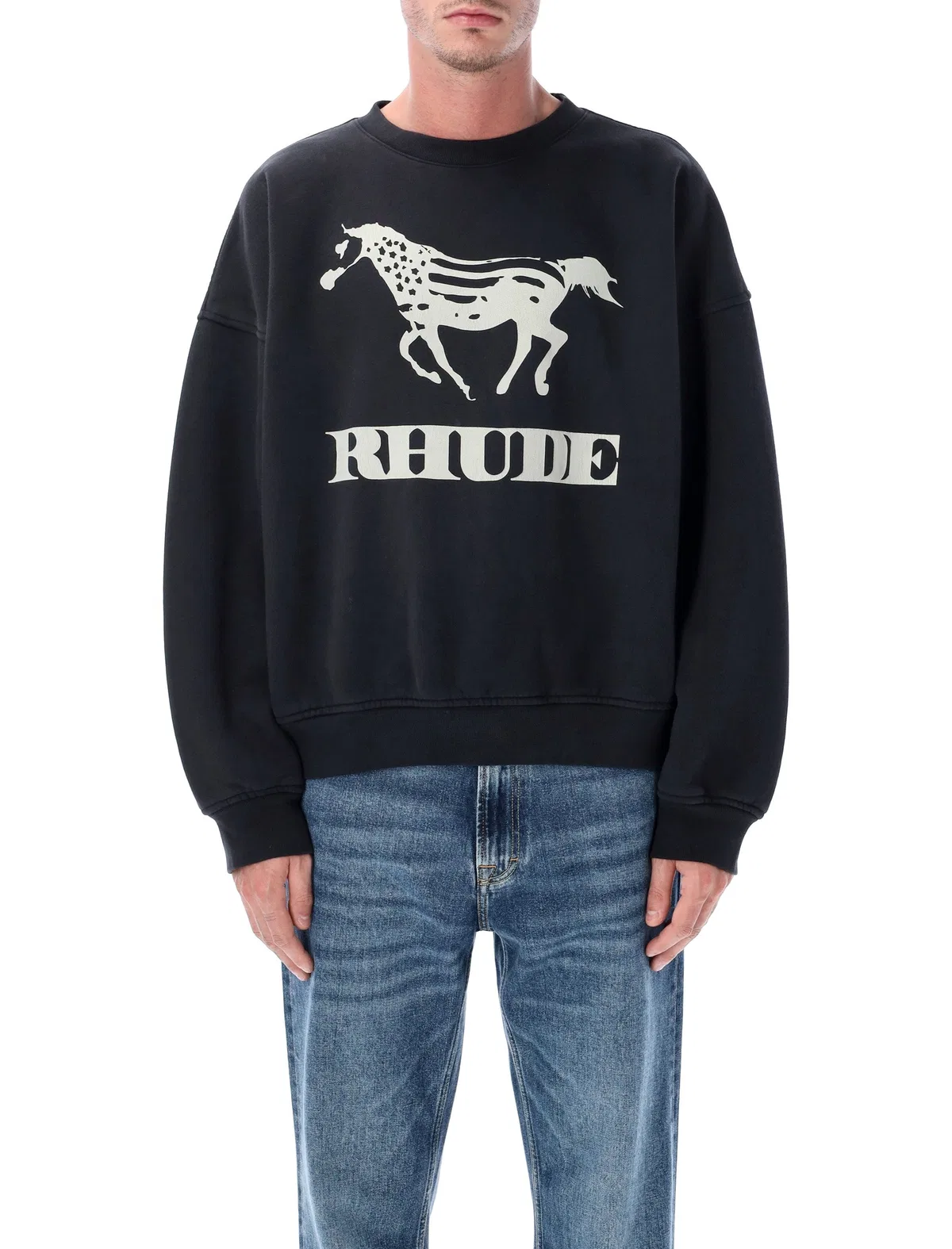 Dinero Cotton Crewneck Sweatshirt