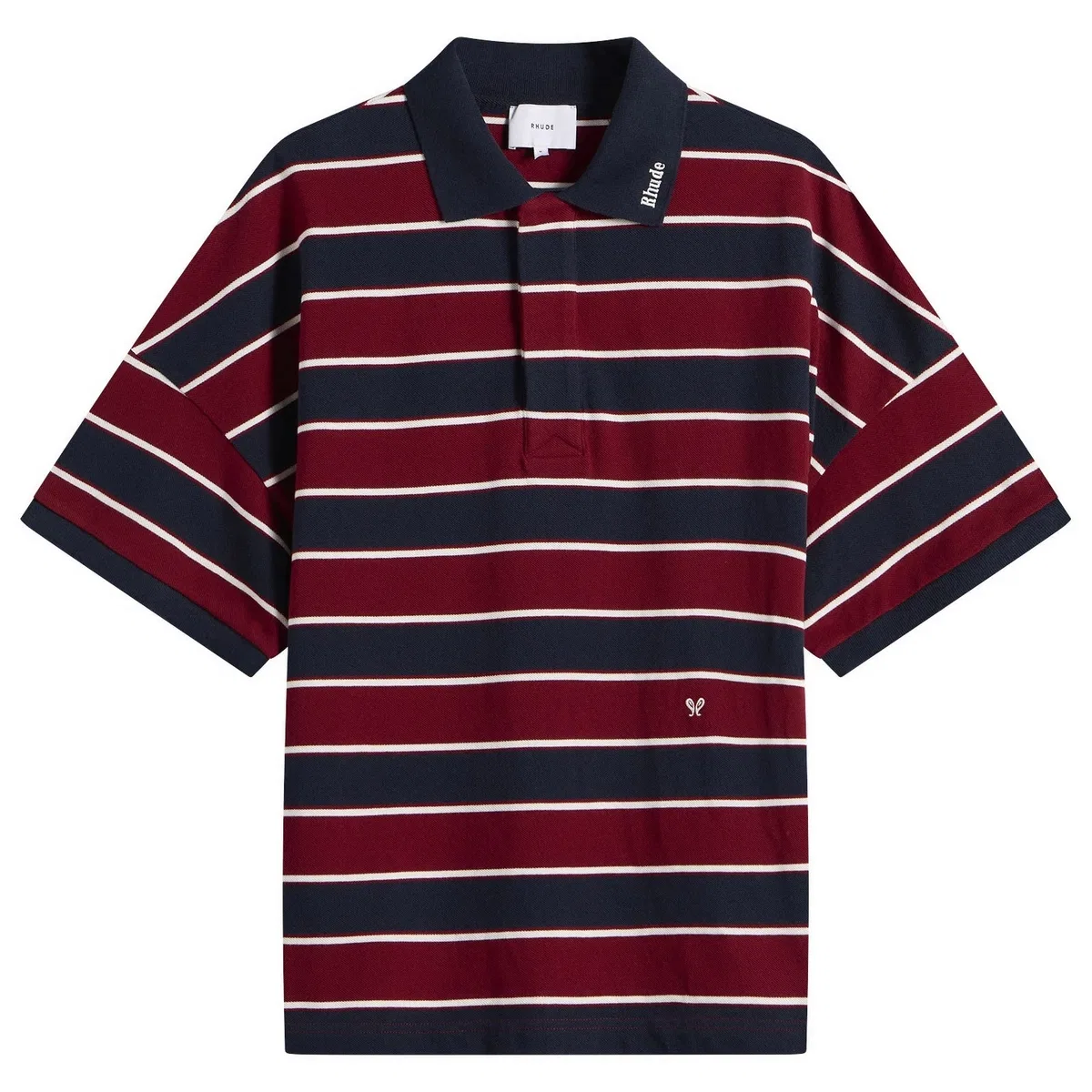Fontaine Striped Ss Polo Shirt