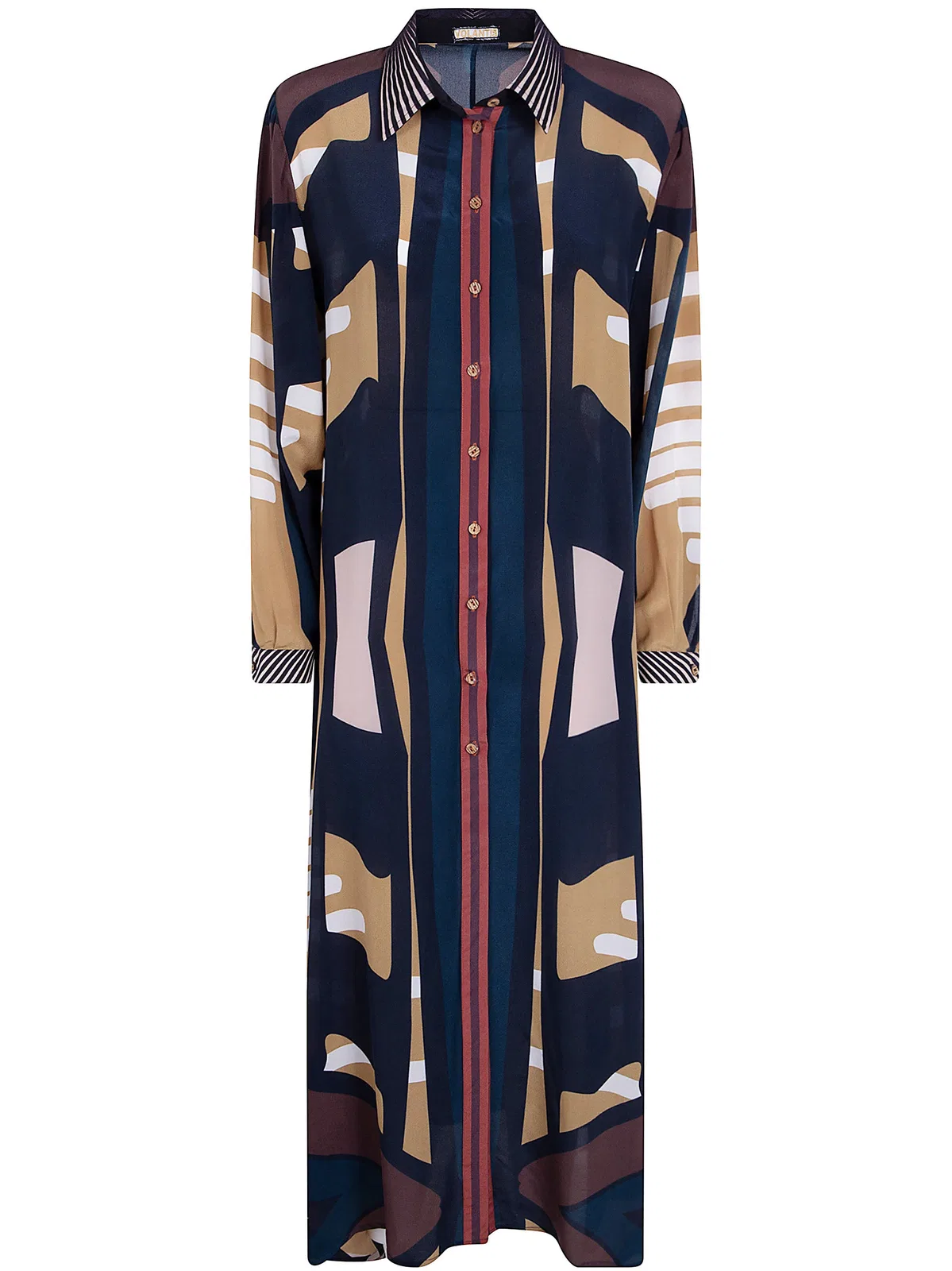 "Riad" Shirt Neck Dress