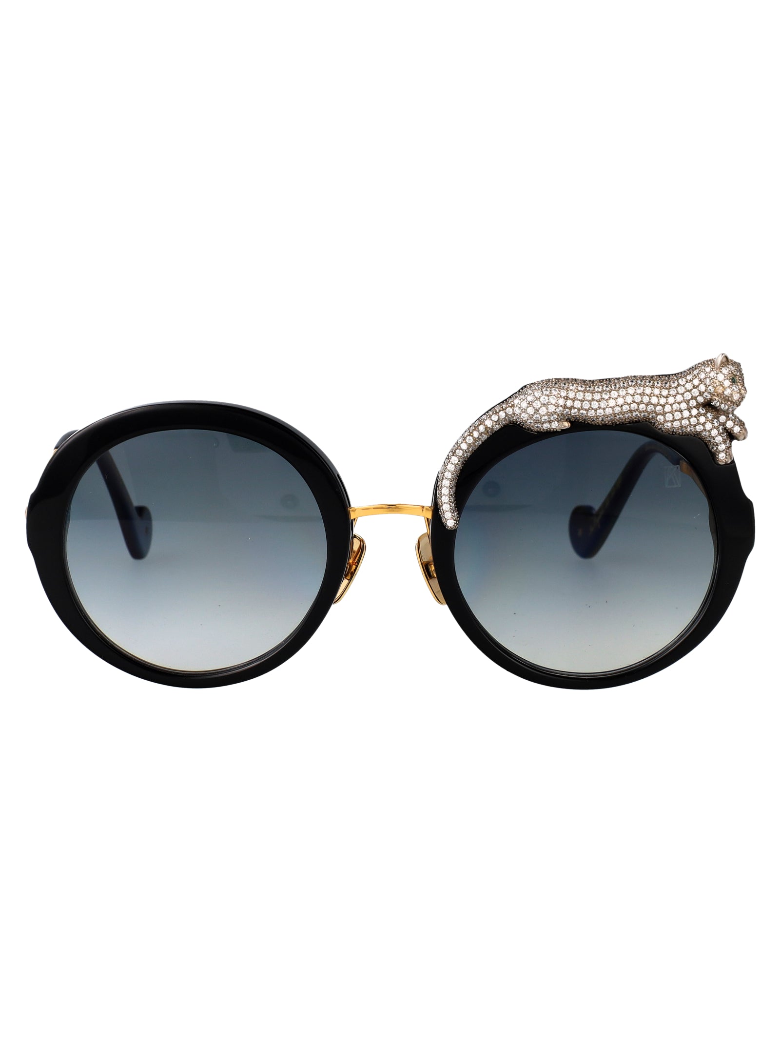 Gold Ice Acetate Sunglasses