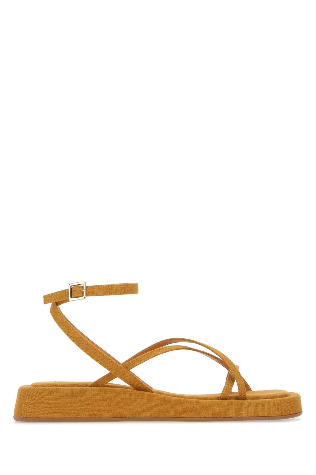 Mustard Fabric Rosie 16 Sandals