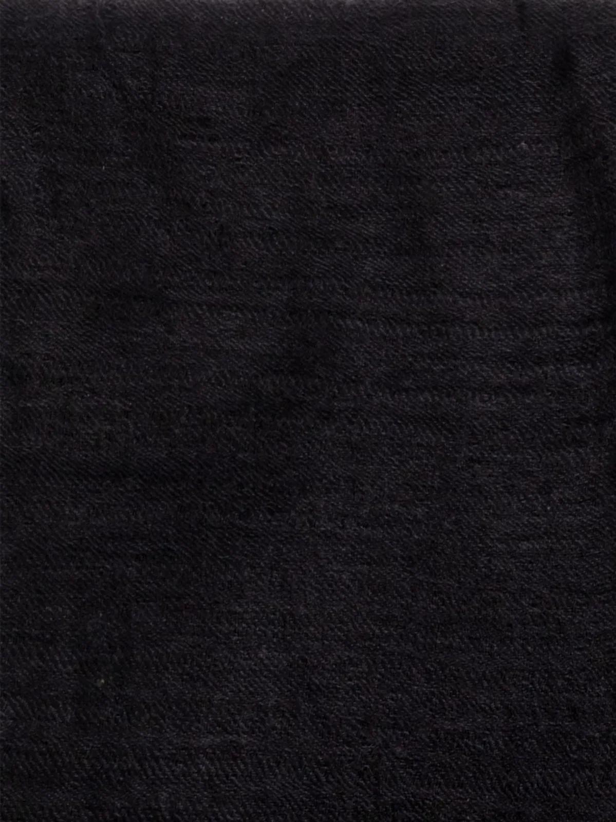 Rick Owens Wool Blend Textured Wrap In Black