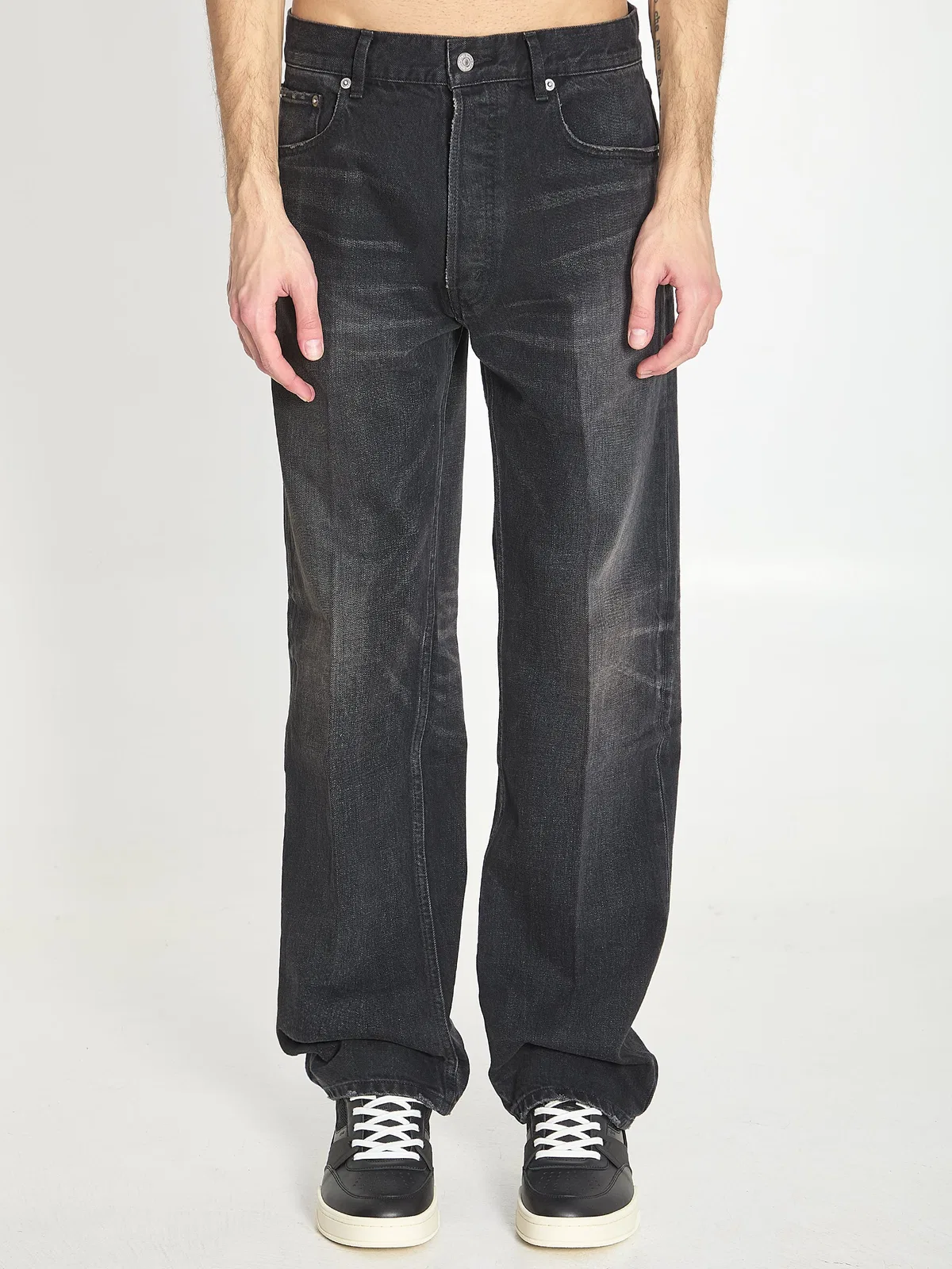 Black Boyfriend 001 Cotton Jeans