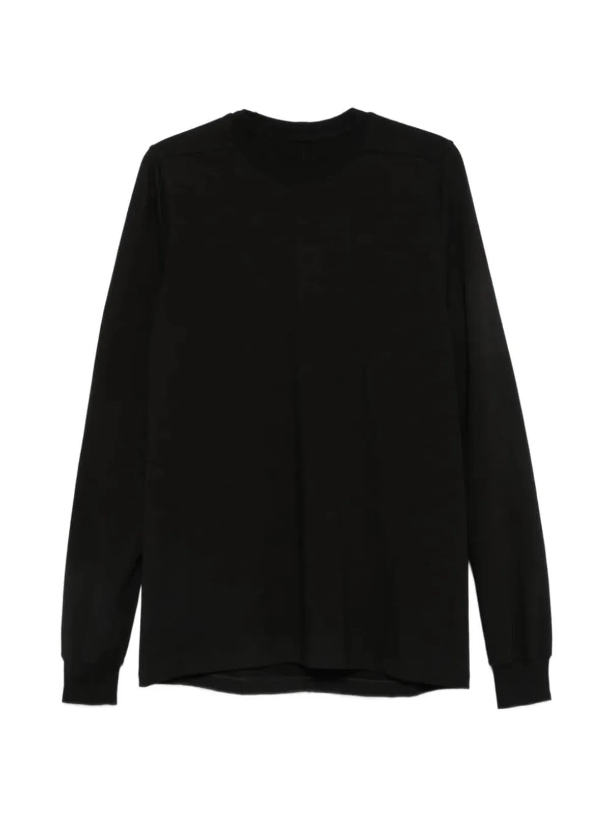 Long-Sleeve Crew-Neck Cotton T-Shirt
