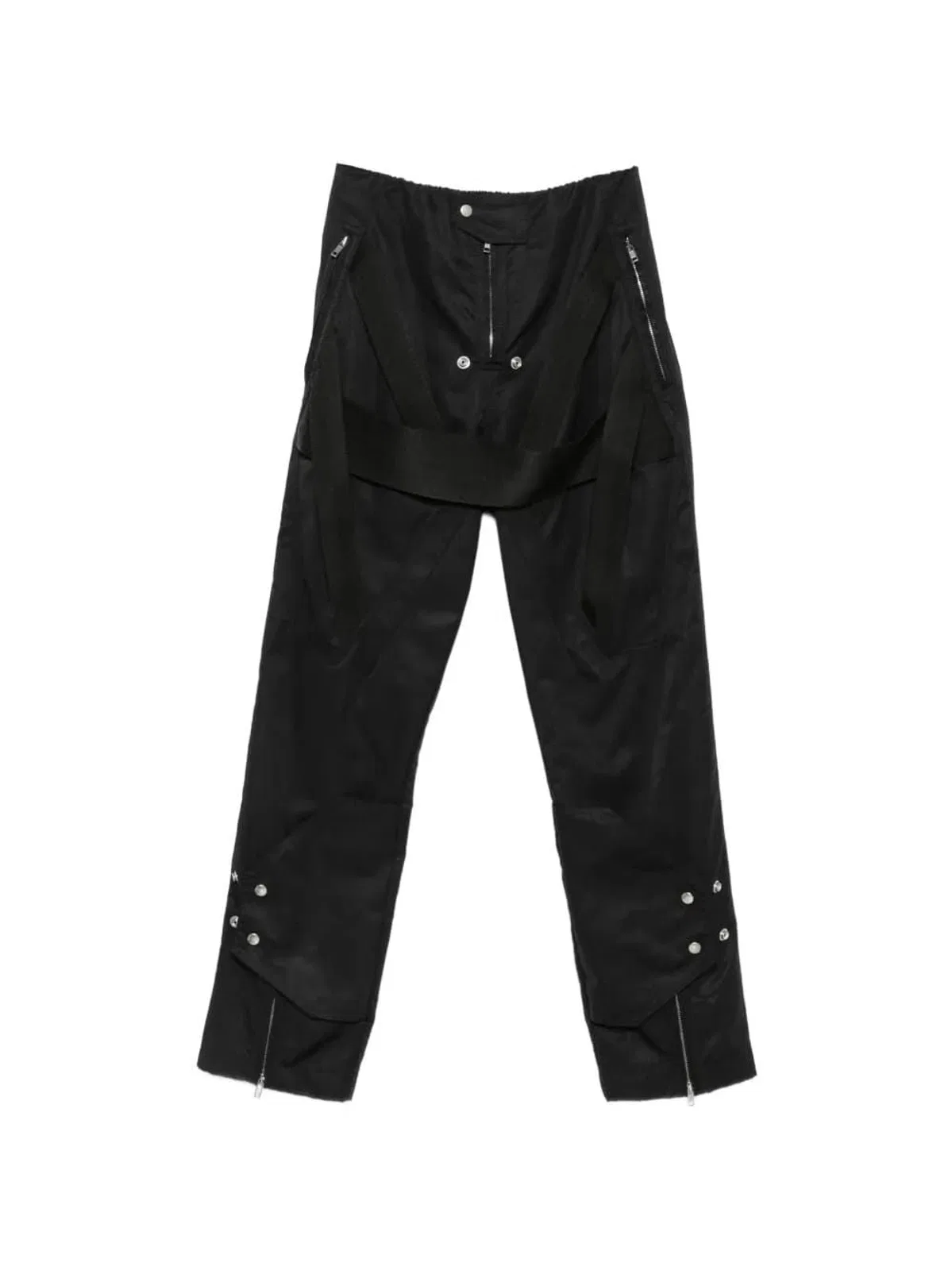 Megastrapped Motopants Zip-Details Trousers