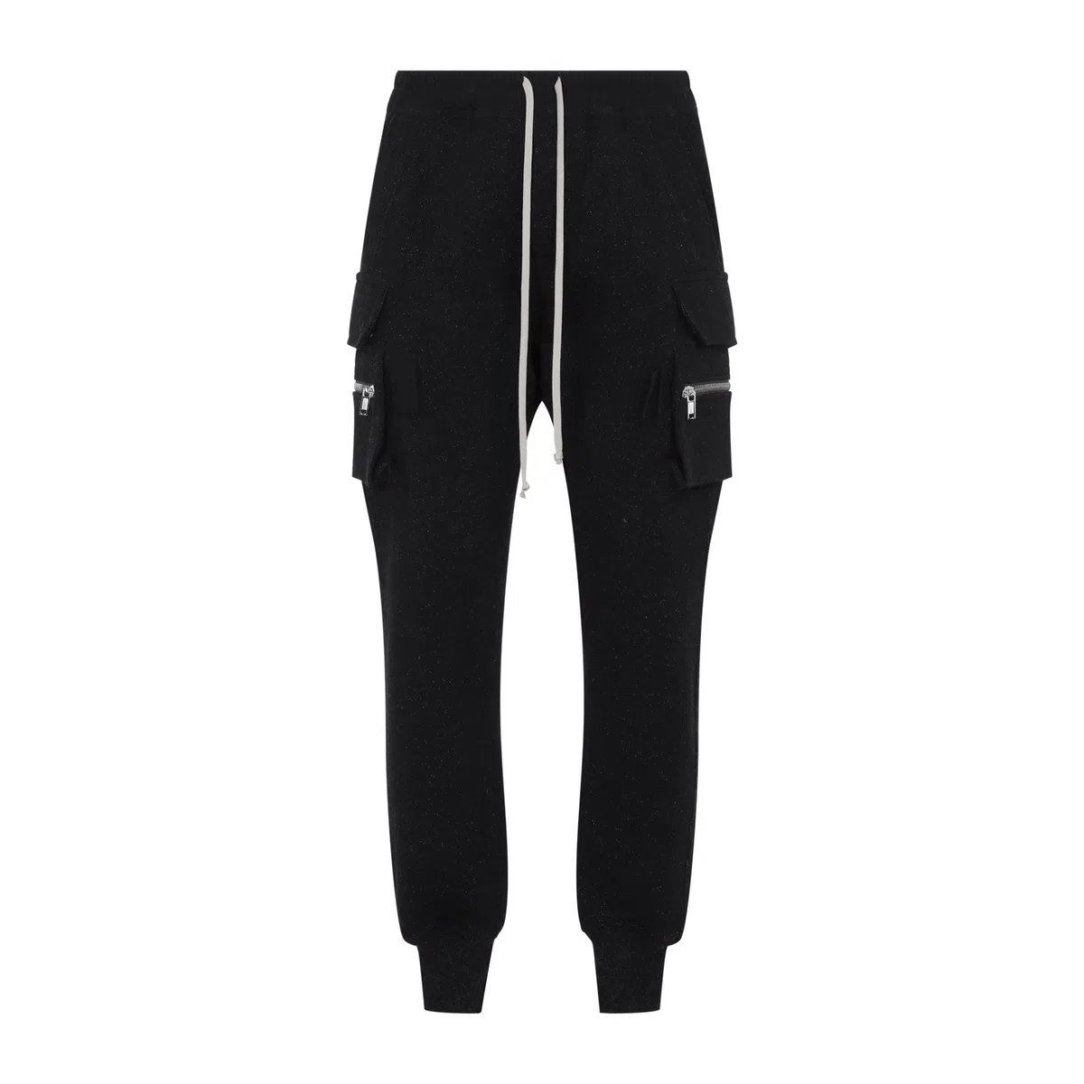 Rick Owens Mastodon Drawstring Cargo Pants In Blue