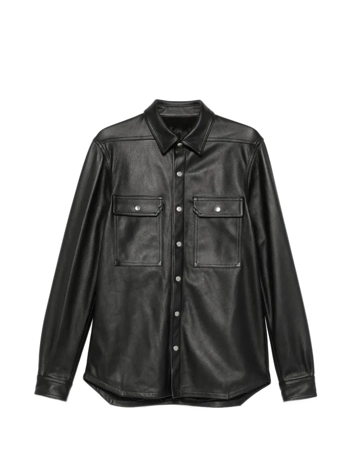 Outershirt Leather Shirt Jacket