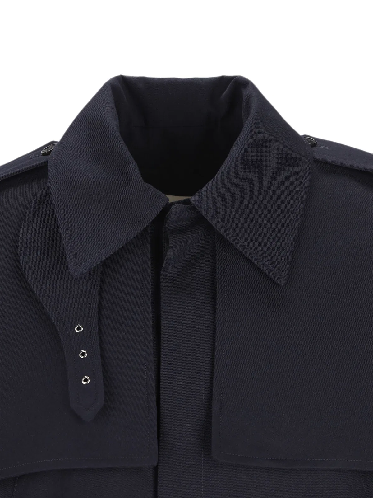 Celine Epaulette-detail Storm-flap Jacket In Multi