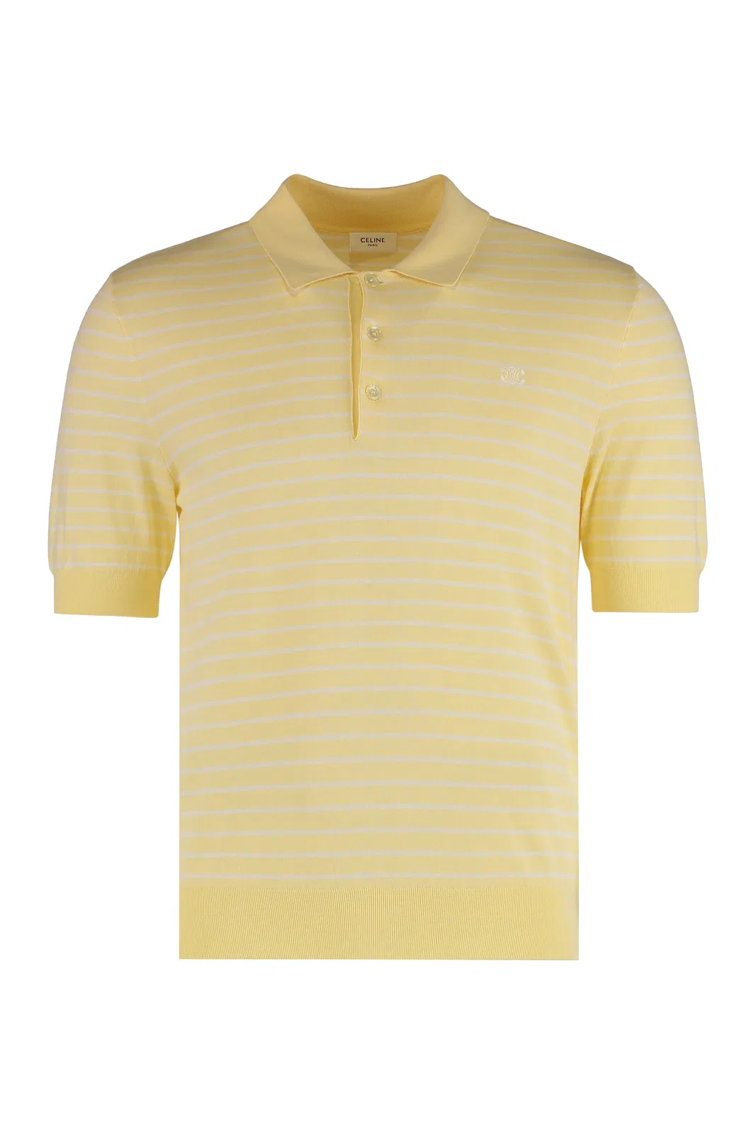 Polo Shirt With Short Sleeves In Thin Cotton