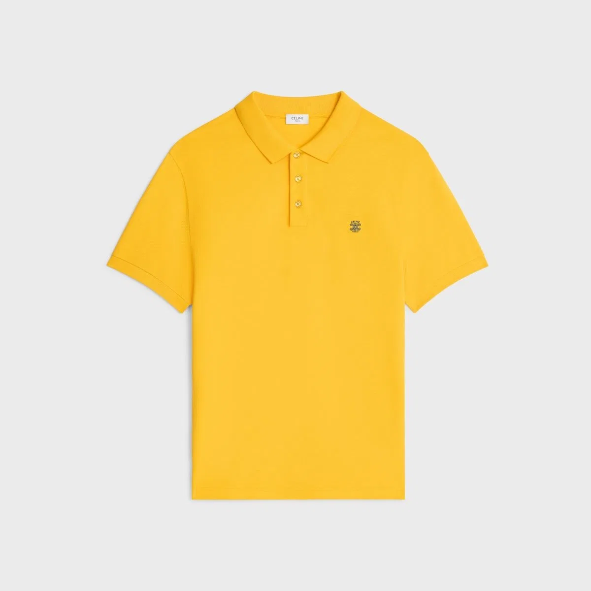 Triomphe-Embroidery Short-Sleeve Polo Shirt