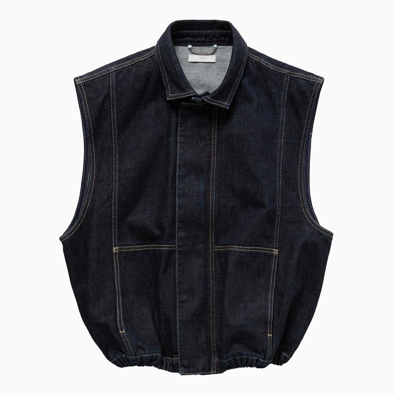 Denim Vest Dark Blue
