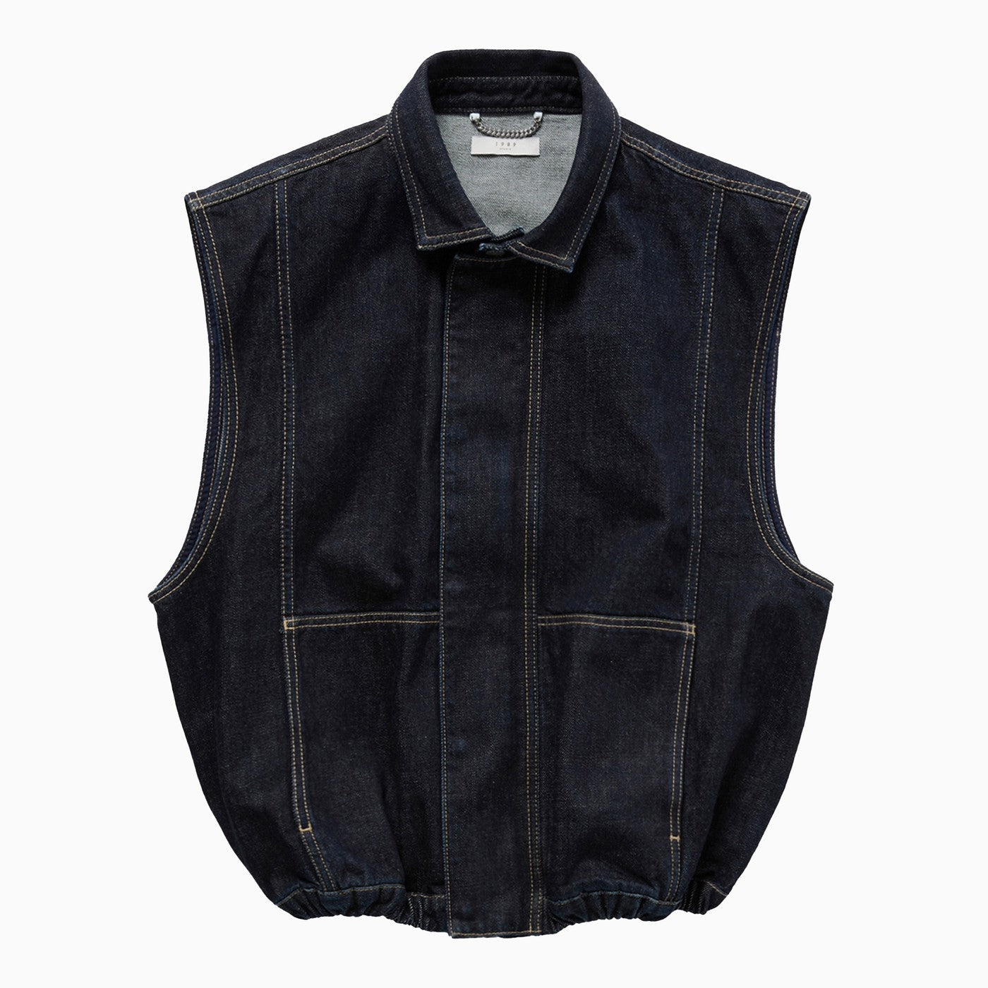 Denim Vest Dark Blue