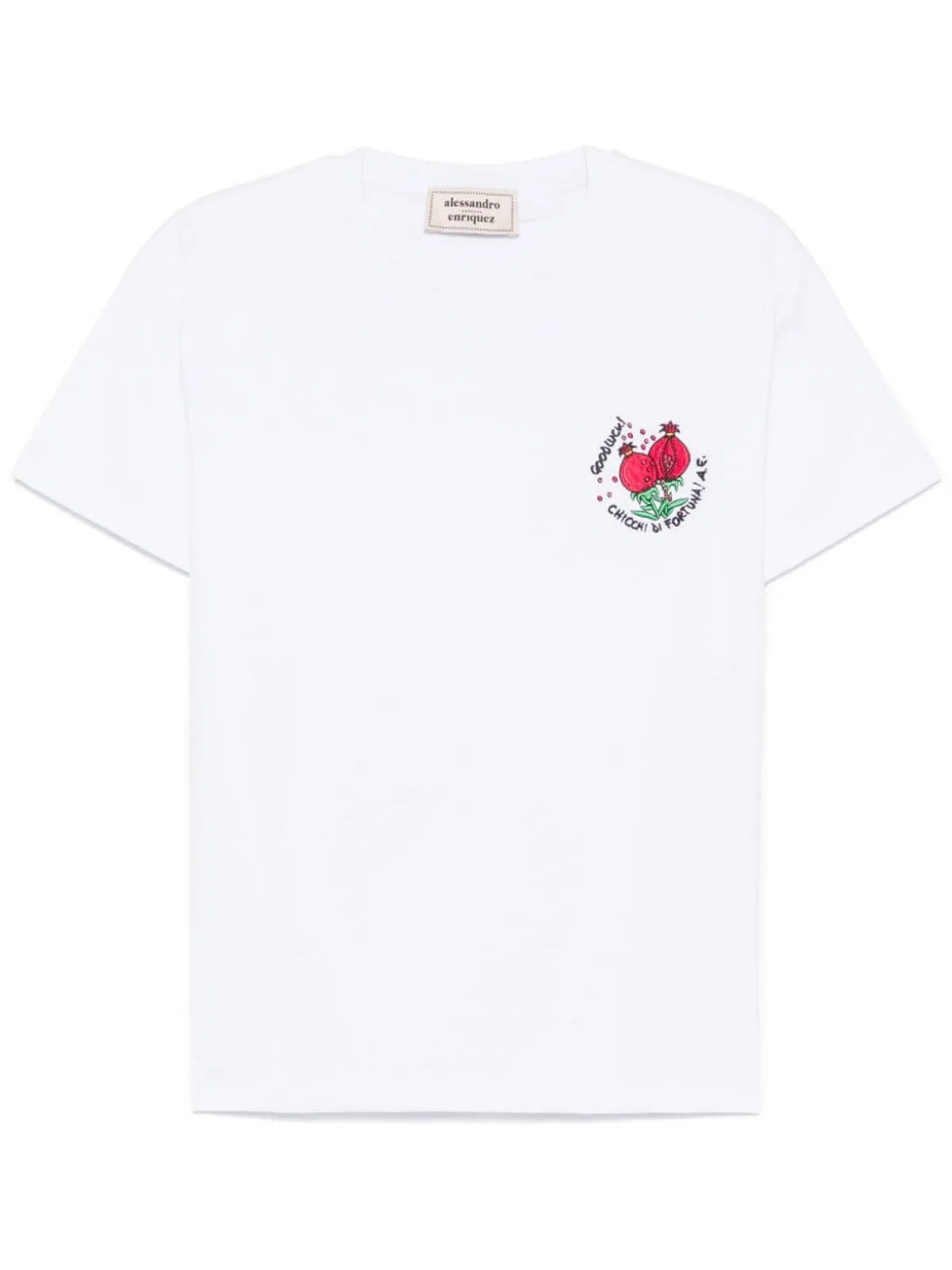 Embroidered Cotton T-Shirt