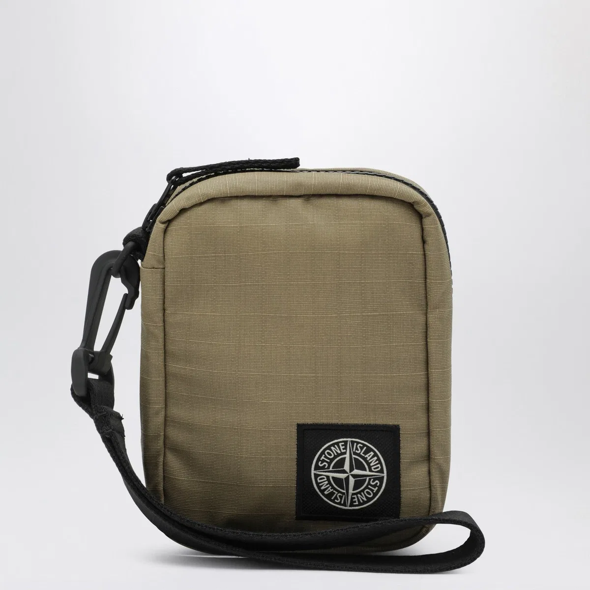 Military Green Wrist Wallet With Logo Patch