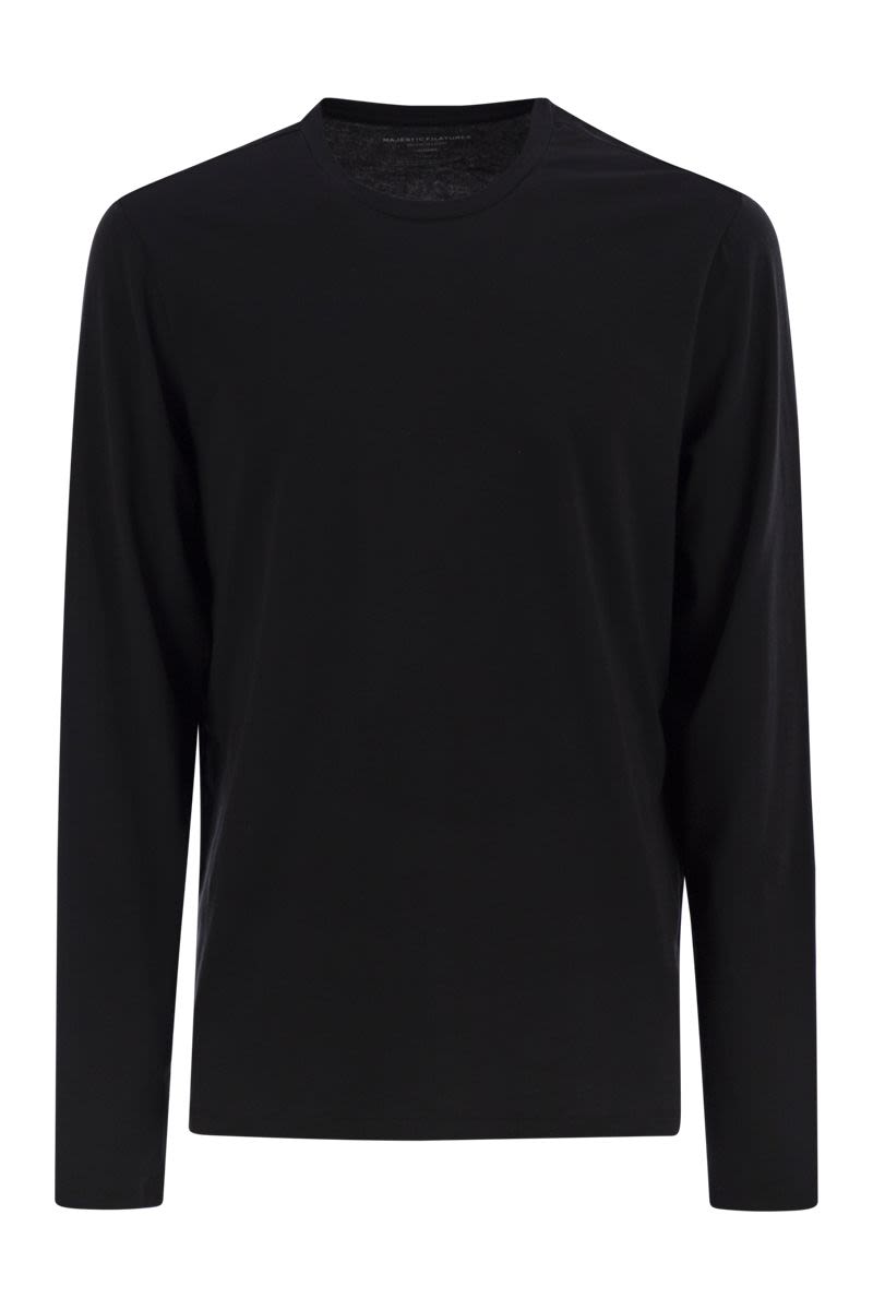 Long-Sleeved Crew-Neck T-Shirt