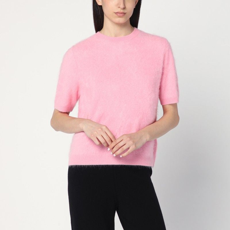Pink Brushed Cashmere Sweater