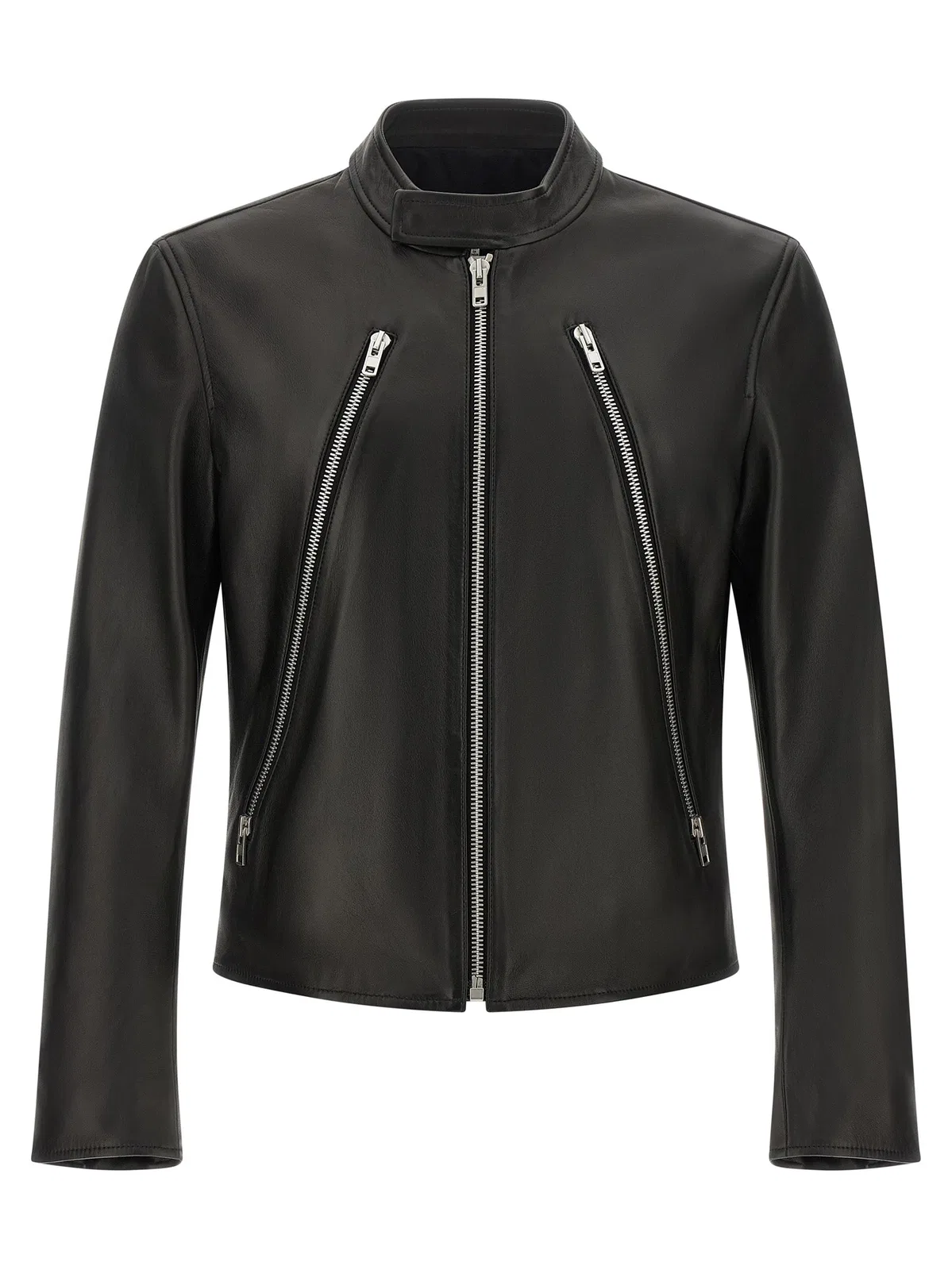 '5-Zip' Leather Jacket