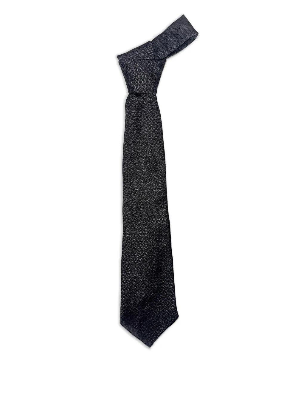Silk Tie With Textured Finish