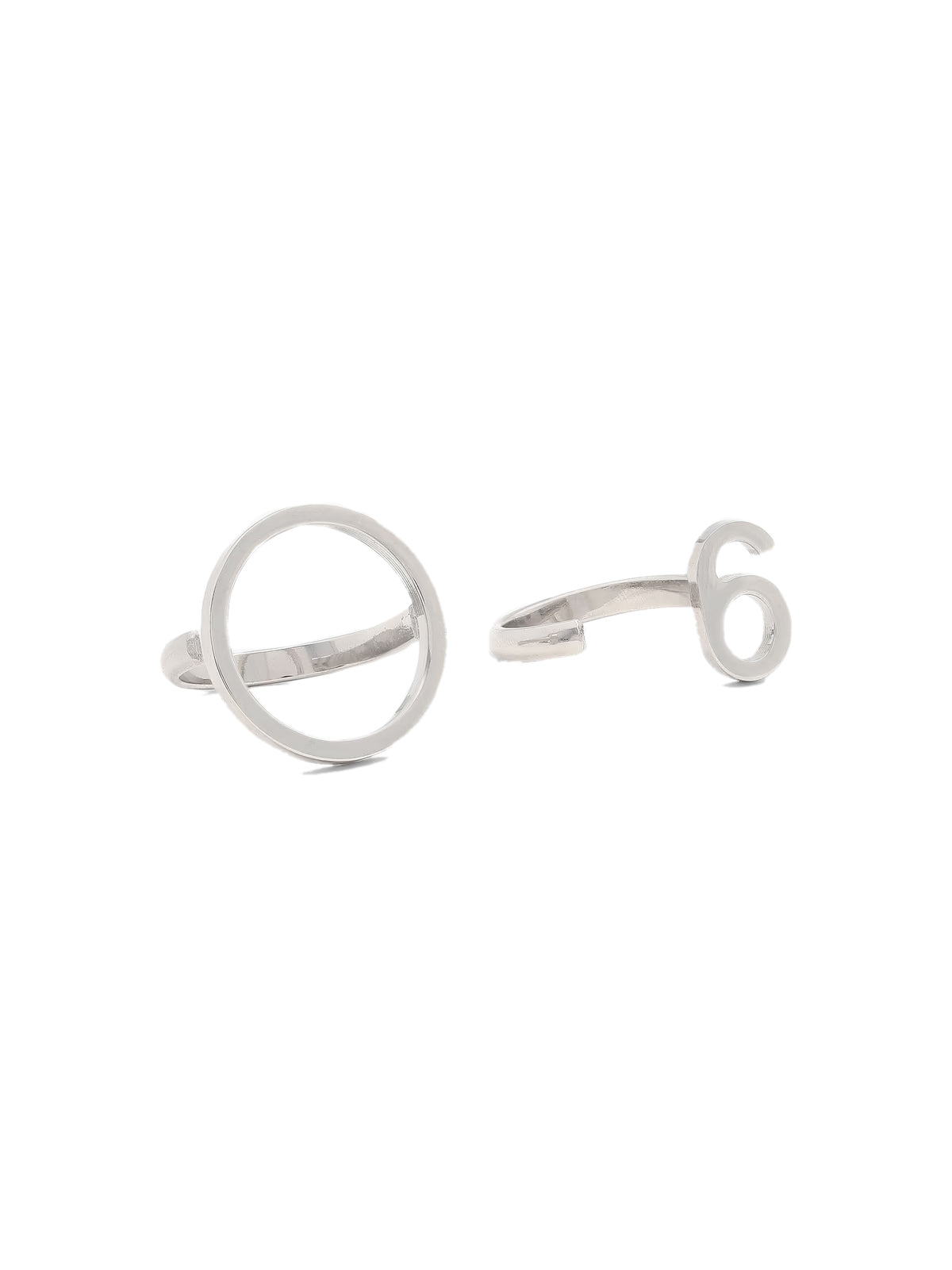 6 Logo Set Of 2 Rings