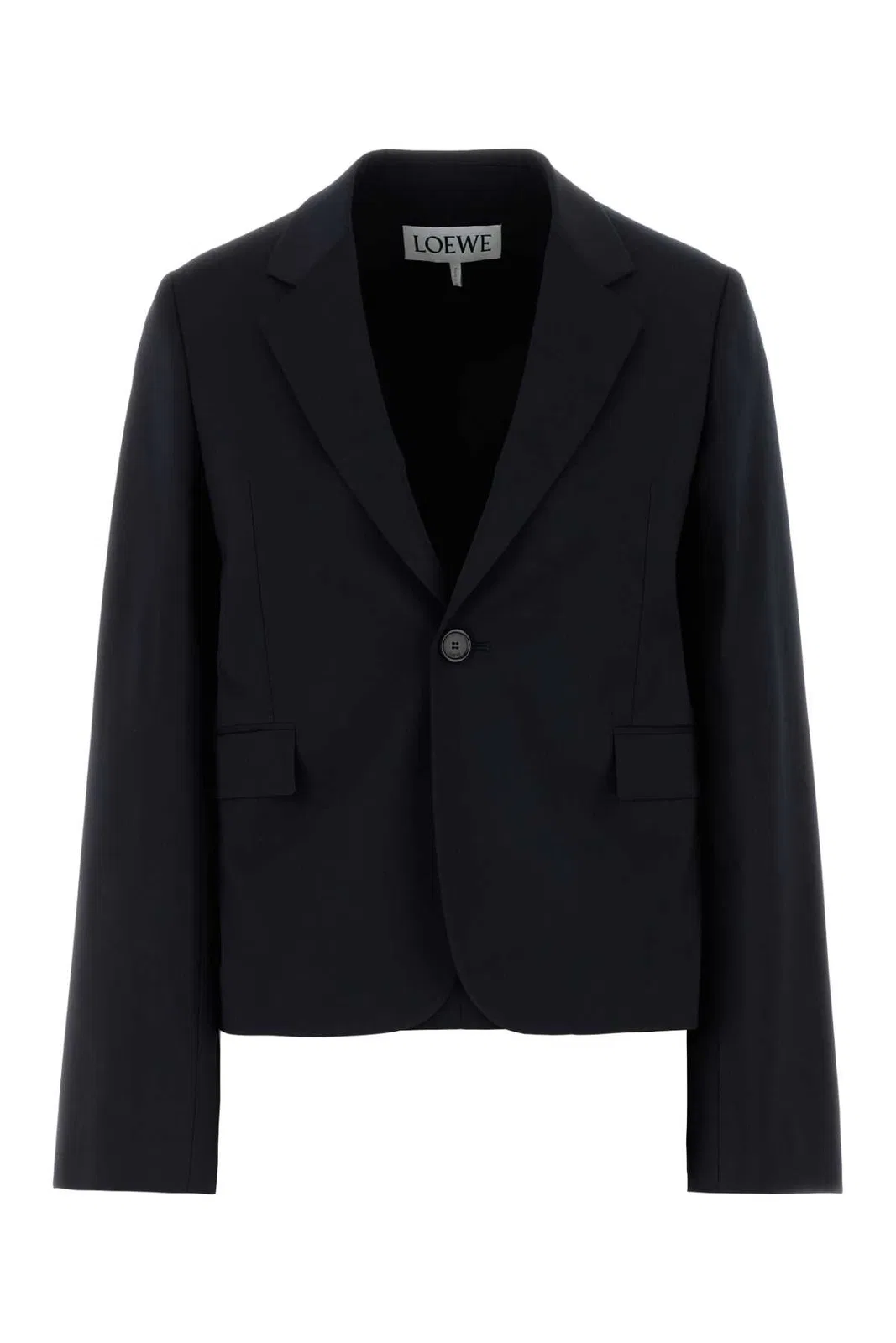 Midnight Blue Wool Blazer