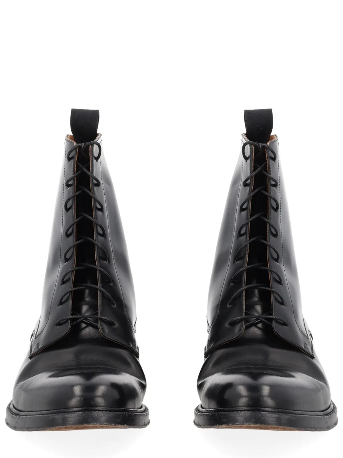 Maison Margiela Black Leather Loafers