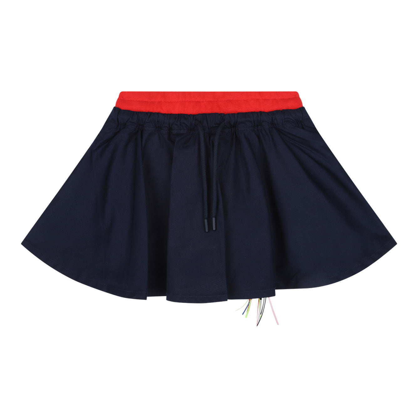 Kids Blue Cotton-Blend Skirt