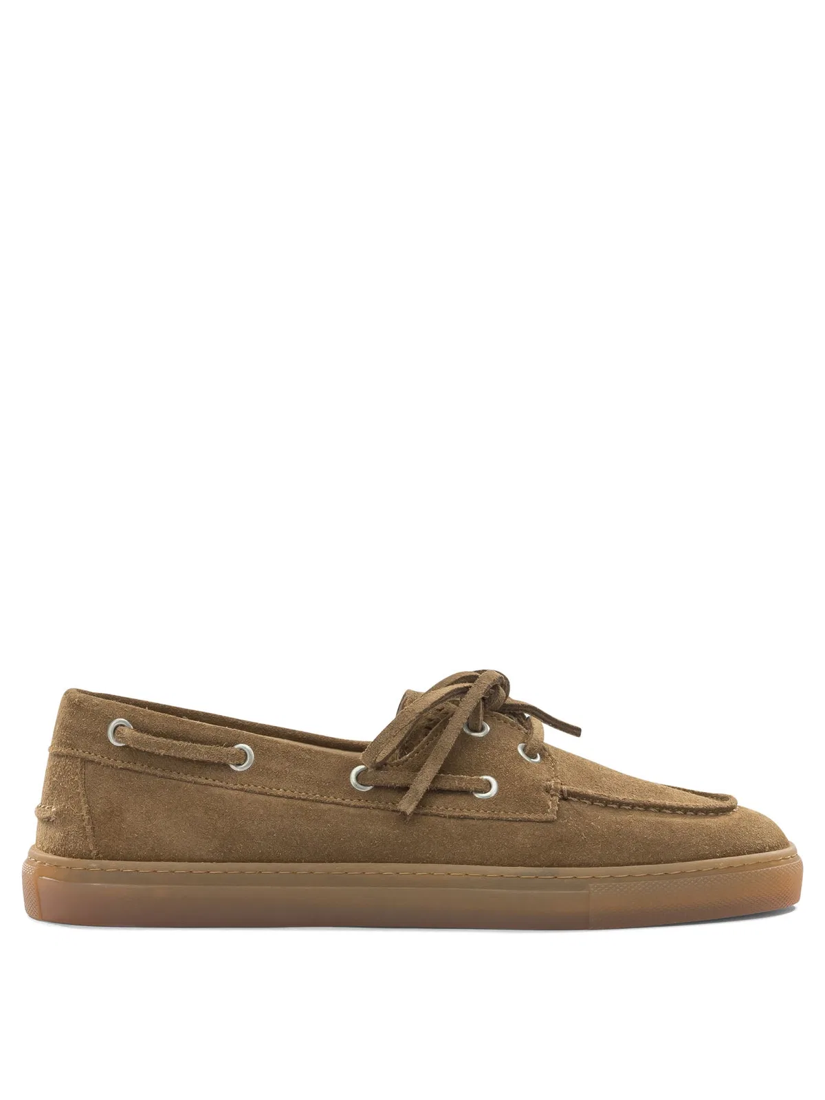 Brown Calf Suede Loafers