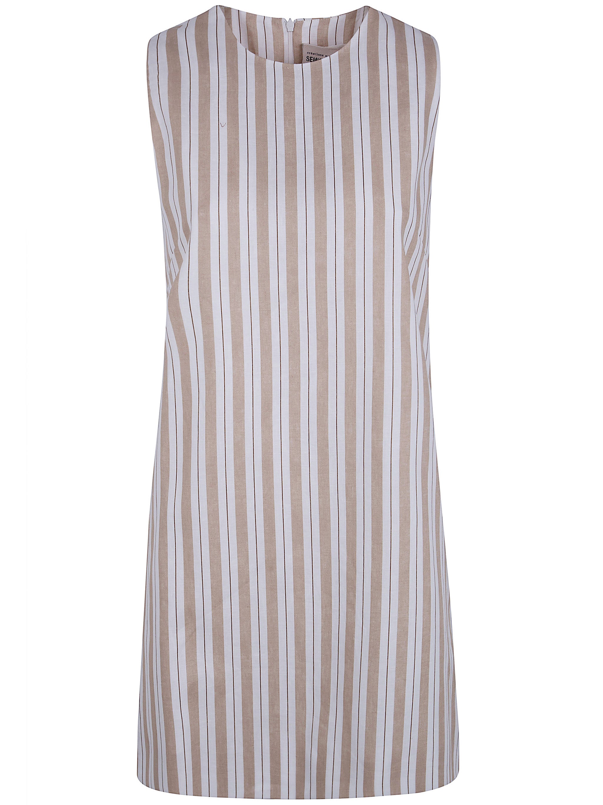 Stripe Linen Minidress