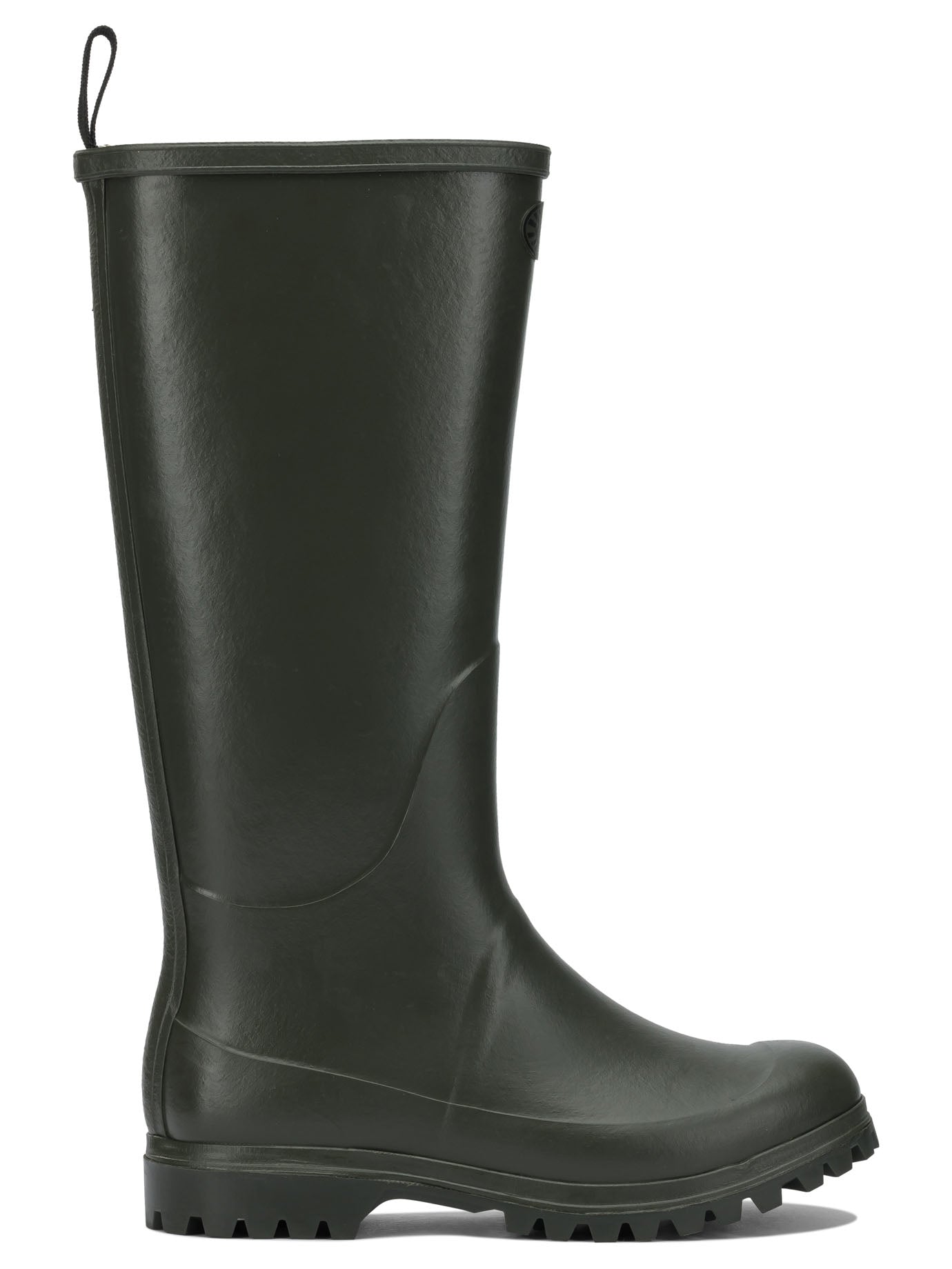 Green Rubber Cotton Lined Boots