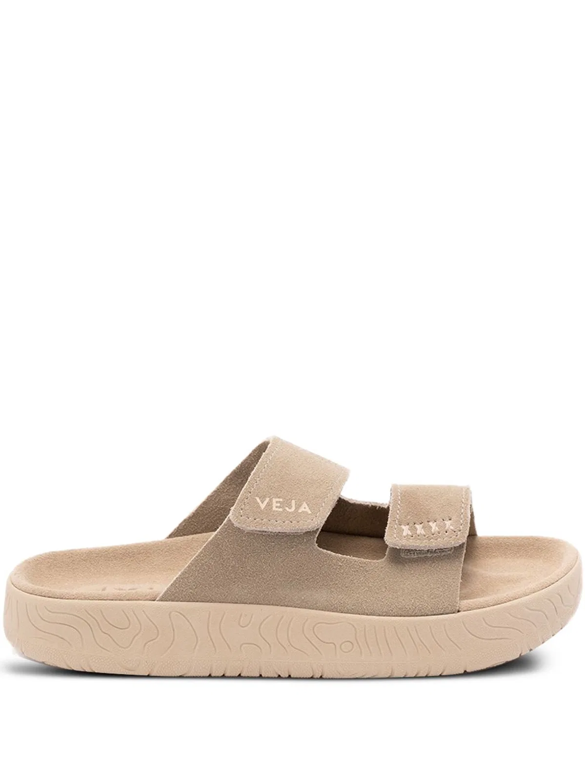 Veja Beige Chunky Platform Logo Sandals In Neutral