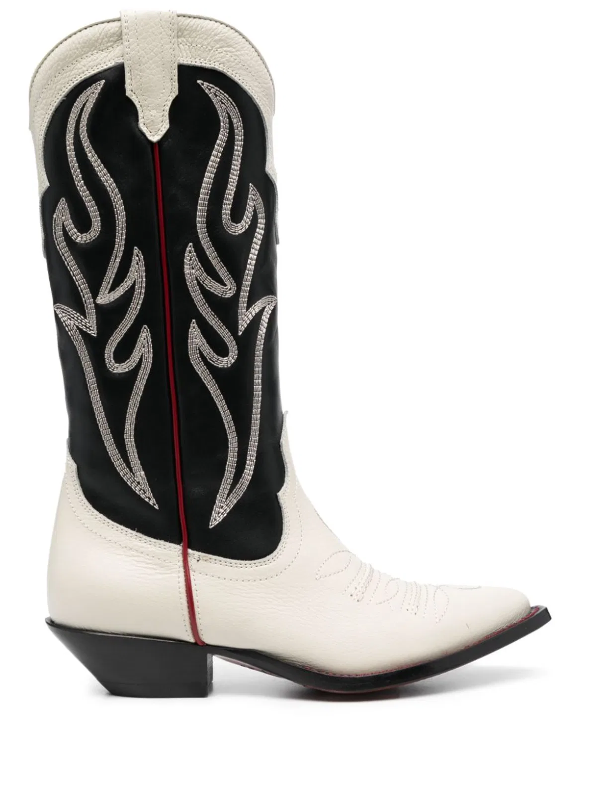 Embroidered Suede Western Boots