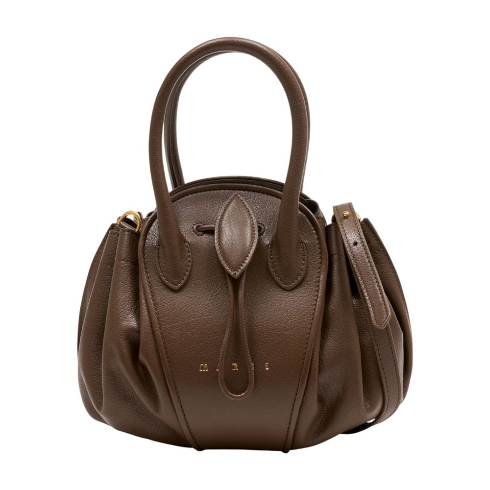 Tulipea Small Shoulder Bag -  - Leather - Brown