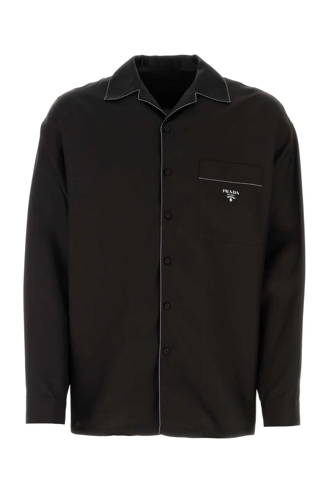 Prada Black Silk Shirt