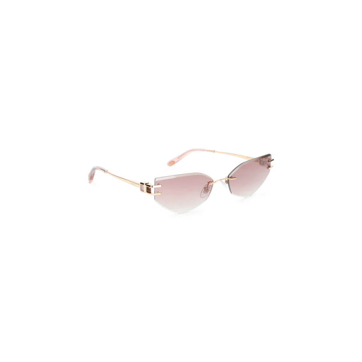 Rose Gold Metal Sunglasses
