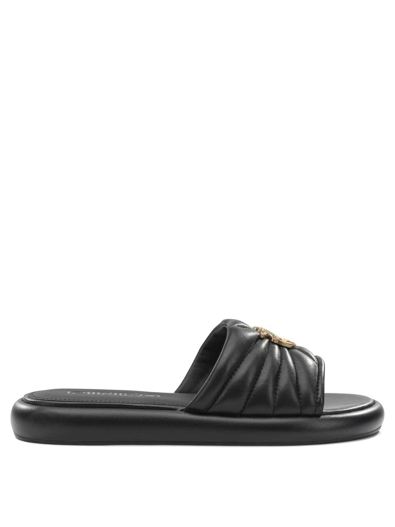 Black Leather Sandals