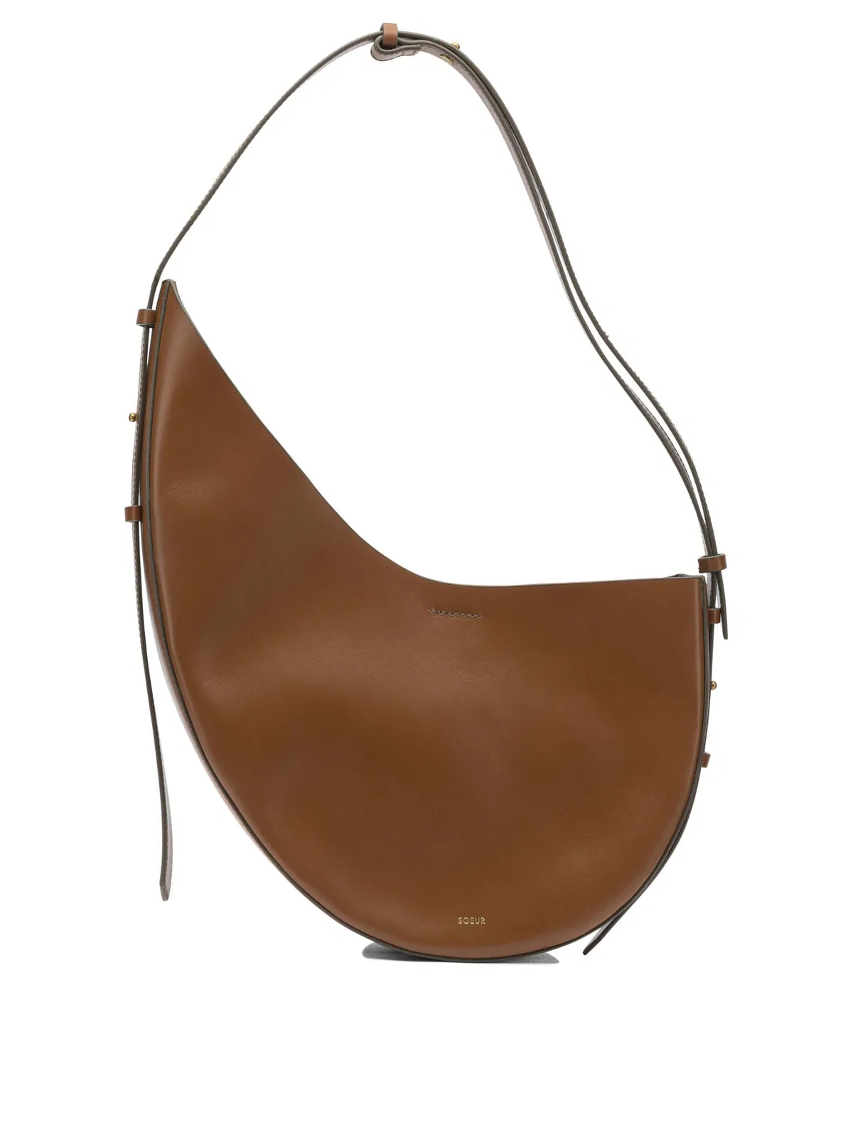 Brown Leather Shoulder Bag