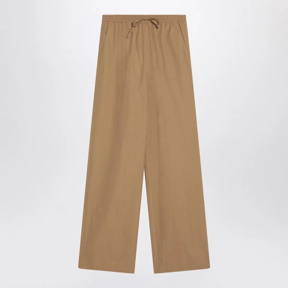 Sand-Coloured Trousers In Cotton