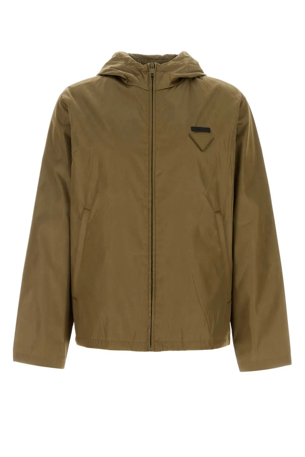 Prada Mud Re-nylon Jacket In Multi