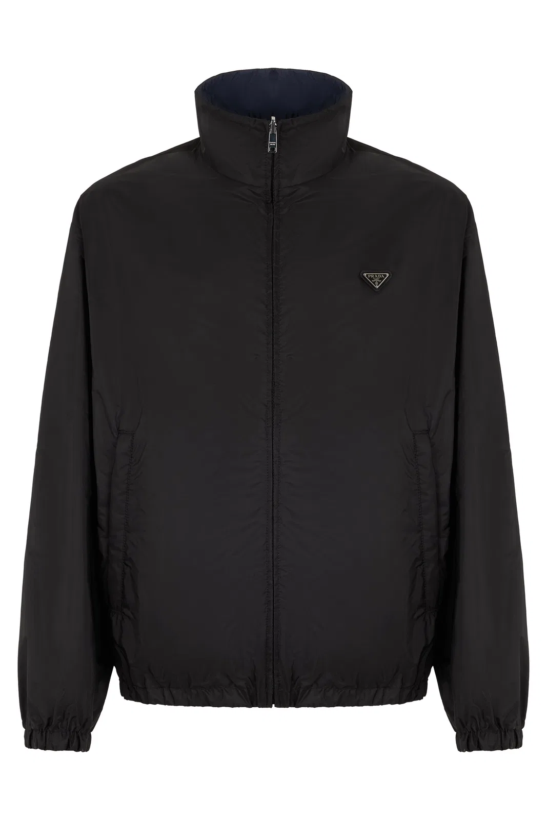Prada Reversible Windbreaker In Black