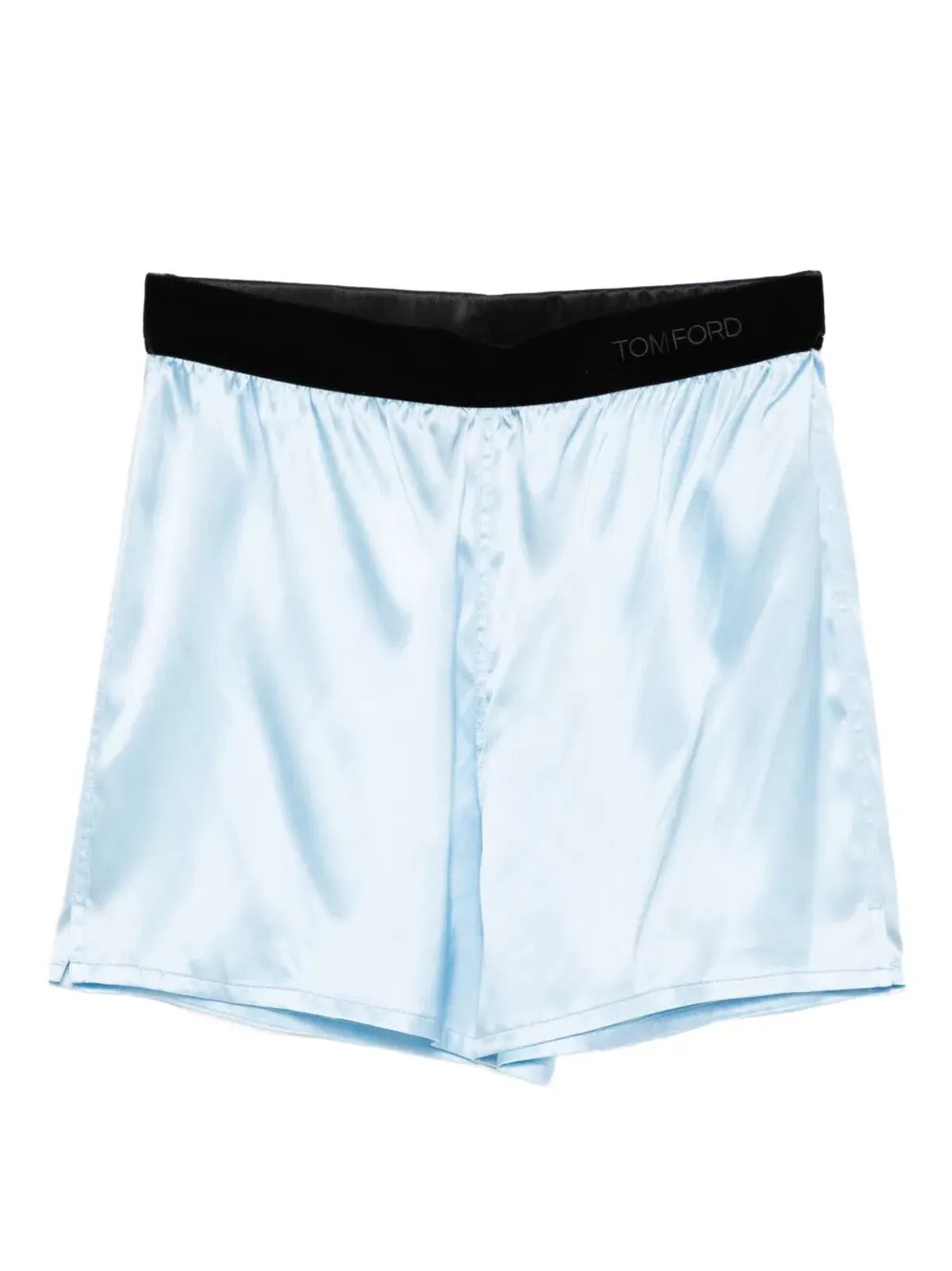 Stretch Silk Satin Pj Shorts