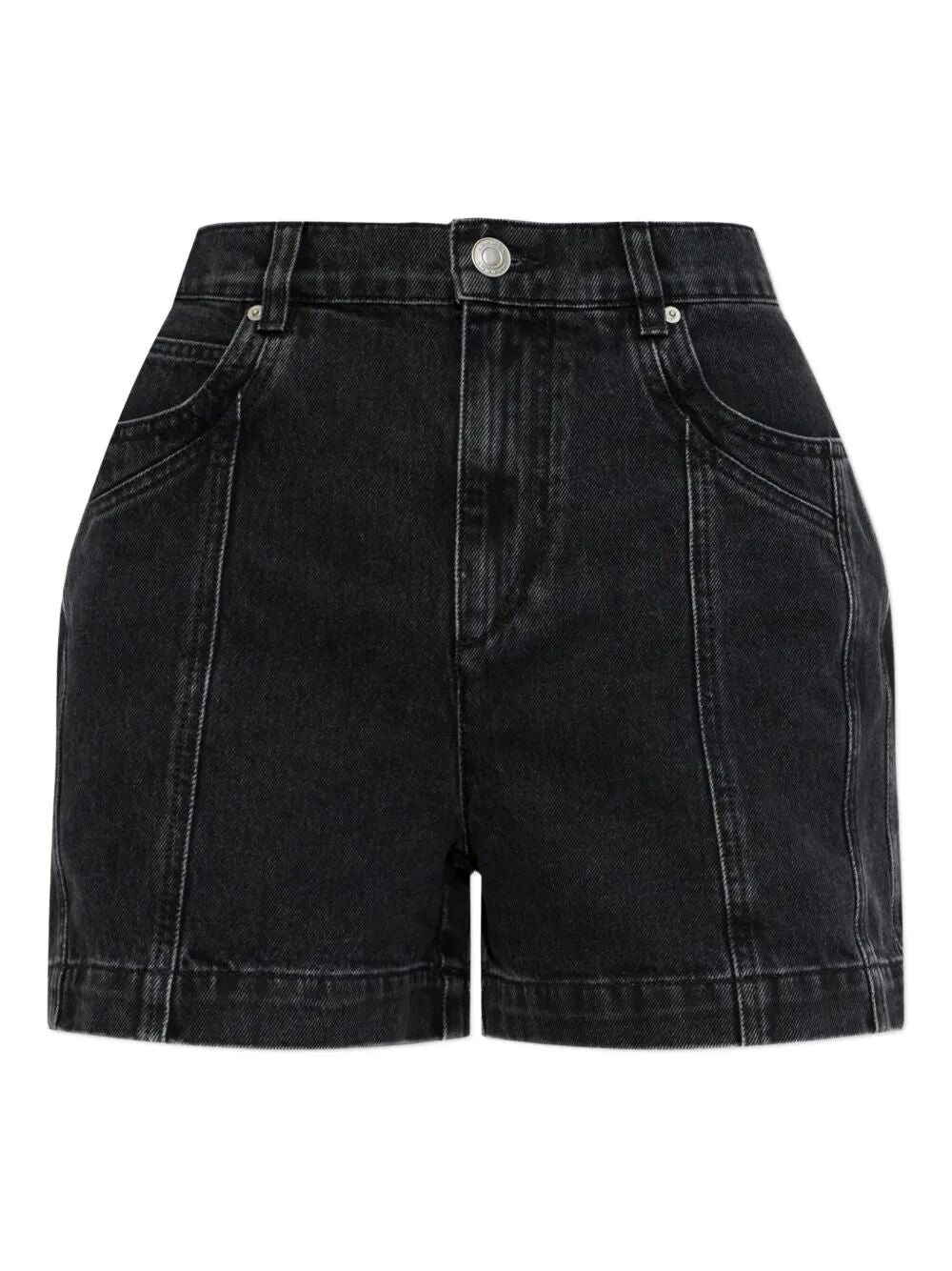 Isabel Marant Etoile Joely Denim Panelled Shorts