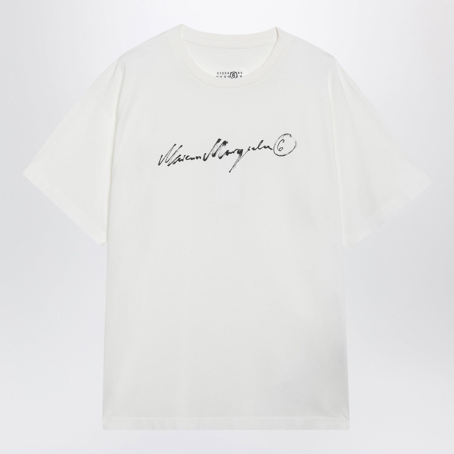 White Tshirt With Logo Print
