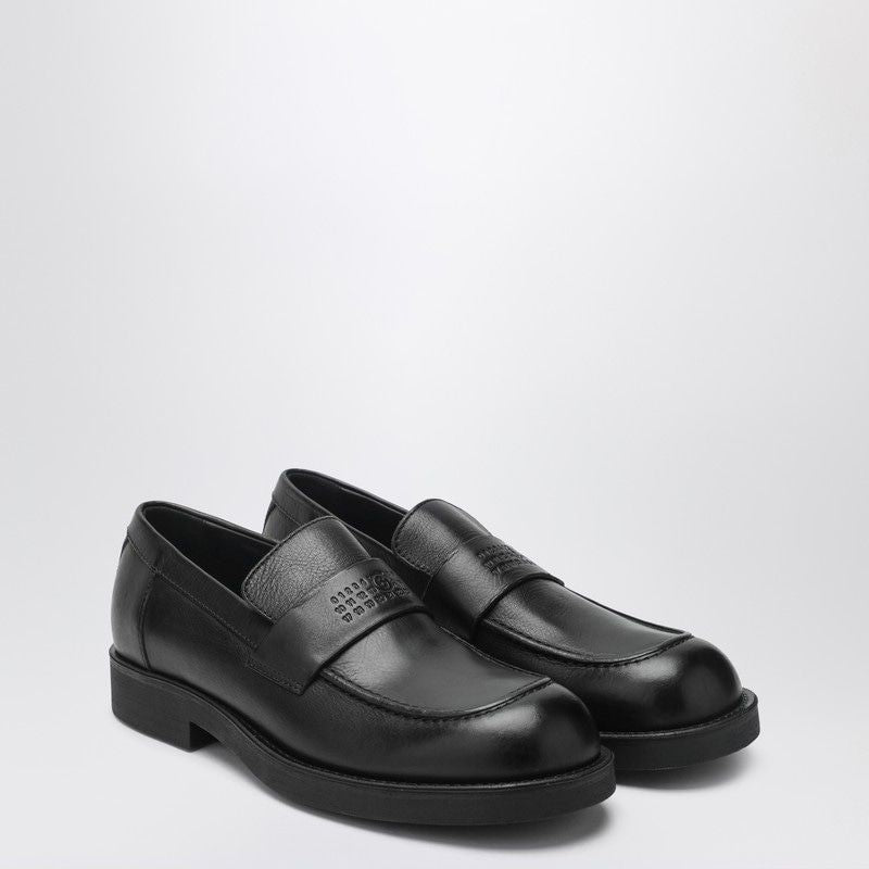 Loafers - - Leather - Black