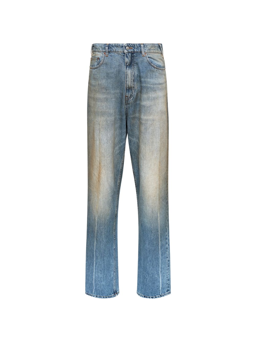 Midblue Washedeffect Denim Jeans