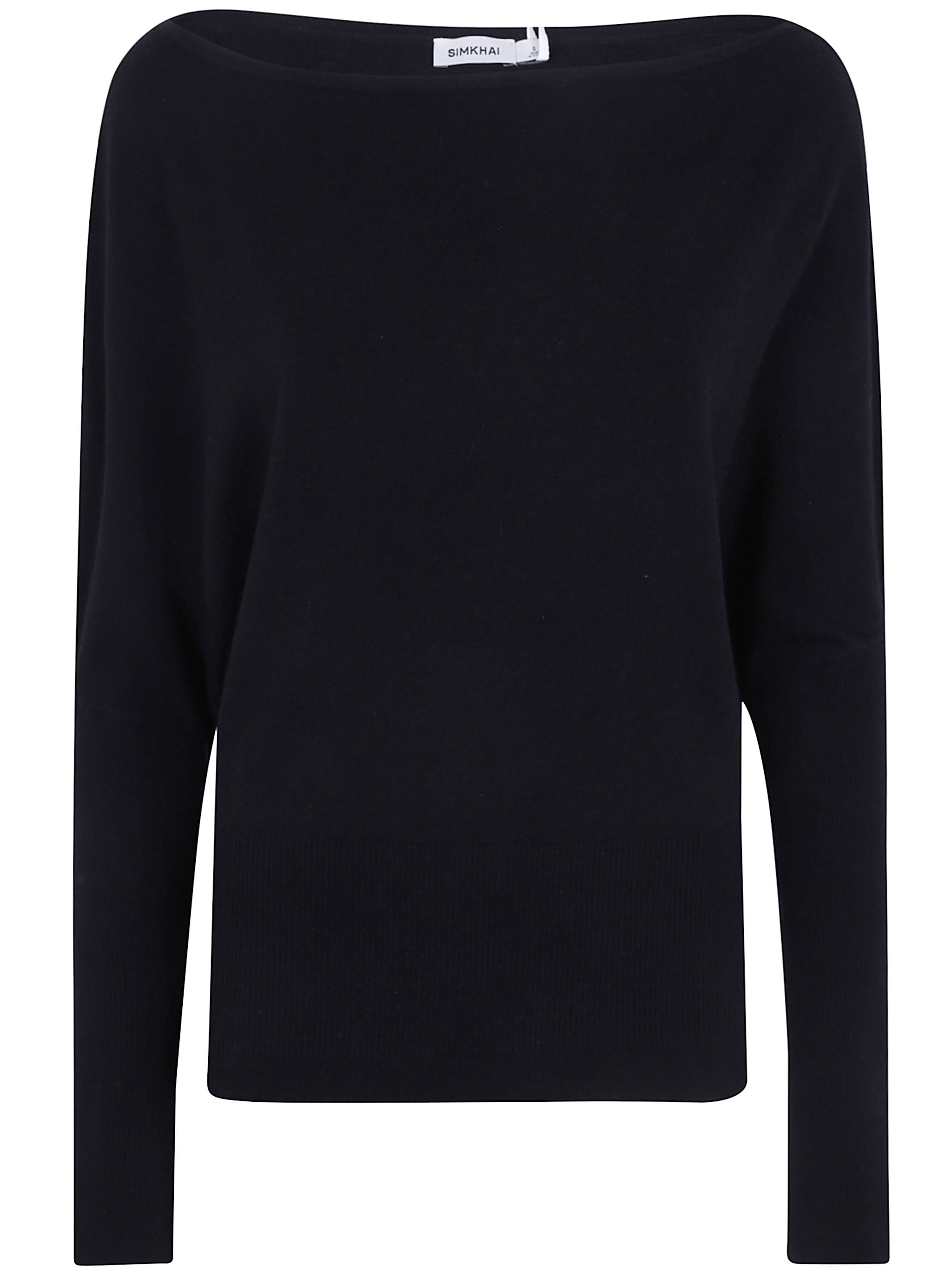"Lavina" Draped Off Shoulder Sweater